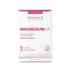 Inovance Magnésium Libération Prolongée 90 comprimés – Magnésium bisglycinate haute assimilation