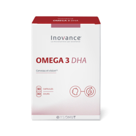 Inovance Omega 3 Dha Soutien cérébral, cardiaque et visuel 30 Capsules