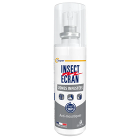 Insect Écran Peau Anti-Moustiques Zones Infestées Dès 24 Mois Jusqu'à 8 h 50 ml – Spray répulsif moustiques et moustique tigre
