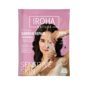 Iroha Nature Masque facial en tissu réparateur et hydratant aux Ceramides