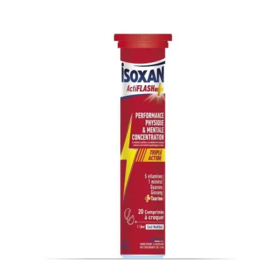 Isoxan Actiflash+ 20 comprimés à croquer – complément alimentaire tonus énergie