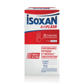 Isoxan Actiflash Performance physique et mentale 28 comprimés effervescents