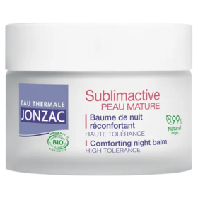 Jonzac Eau thermale Sublimactive Peau mature Baume de nuit réconfortant Bio 50 mL