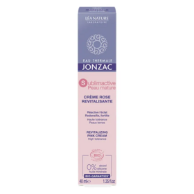 Jonzac Eau thermale Sublimactive Crème Rose Revitalisante Bio 40 mL