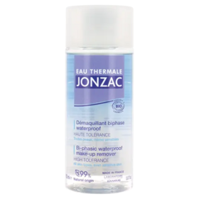 Jonzac Eau thermale Démaquillant biphase Waterproof Bio 150 mL