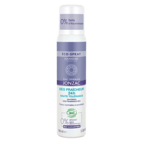 Jonzac Eau thermale Déodorant fraîcheur 24h Bio Haute tolérance 100 mL