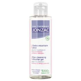 Jonzac Eau thermale Reactive Control Gelée micellaire yeux Bio et Vegan 100 mL