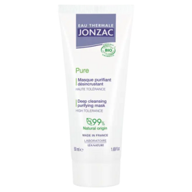 Jonzac Eau thermale Pure Masque Purifiant Désincrustant Bio 50 mL