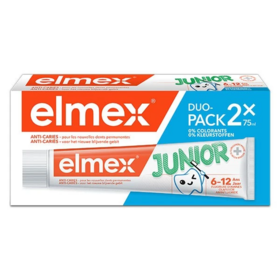 Elmex Junior Dentifrice Anti-Caries 6-12 ans 2x75 ml