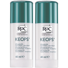 KEOPS - Déodorant Sans Parfum 24H Stick - Lot de 2 x 40 ml