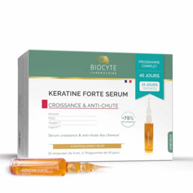 Biocyte Pack Kératine Forte Serum - Anti-chute 15 ampoules