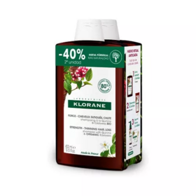 Klorane Shampoing Quinine & Edelweiss BIO 2 x 400 ml