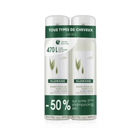 Klorane Shampoing sec l'Avoine 2 x 150 ml