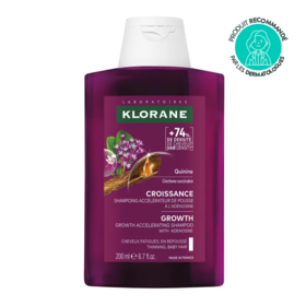 Klorane Quinine Croissance shampoing accélérateur de pousse 200 ml – shampooing antichute croissance