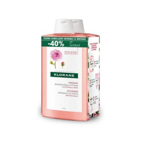 Klorane Cheveux Shampoing à la Pivoine BIO 2x400 ml