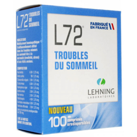 L72 Troubles Mineurs du Sommeil - 100 comprimés orodispersibles