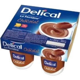 La Floridine - Crème Dessert HP HC Chocolat - Lot de 4 x 200 g