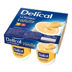La Floridine - Crème Dessert HP HC Vanille - Lot de 4 x 200 g 
