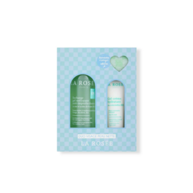 La Rosée Coffret Anti-Imperfections – Gel Nettoyant 400 ml, Gel-Crème Hydratant 60 ml et serviette offerte