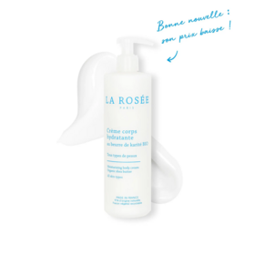 La Rosée Crème corps hydratante grand format 400ml