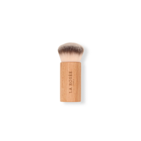 La Rosée pinceau teint poudre compacte — pinceau maquillage végan en bois de hêtre