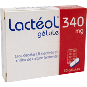 Lactéol 340 mg Diarrhées - 10 gélules