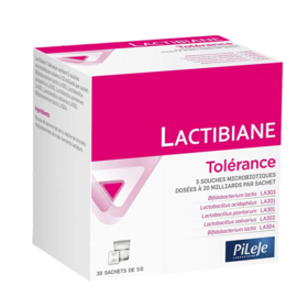 Pileje Lactibiane Tolérance 30 sachets de 5 g