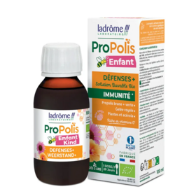 Ladrôme Propolis Enfant défenses + bio 100 ml – solution buvable immunité à la propolis et vitamine C