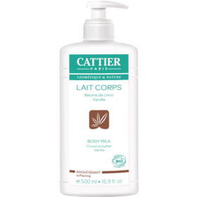 Lait Corps Adoucissant Beurre de Coco Vanille Bio - 500 ml