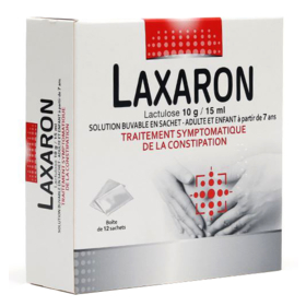 LAXARON - Lactulose 10g/15ml - Constipation - 12 Sachets