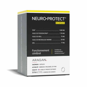 Neuro-Protect Fonctionnement cérébral Aragan 60 capsules – Mémoire, concentration et santé du cerveau