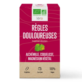Léro Règles Douloureuses Bio 14 gélules – Confort menstruel et soutien du cycle