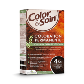 Color & Soin coloration châtain doré 4G 135 ml – Coloration permanente soin