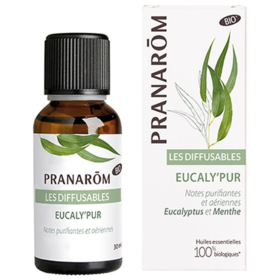 LES DIFFUSABLES - Eucaly'PUR Eucalyptus et Menthe - 30 ml