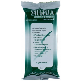 Saugella Lingettes Nettoyantes Intimes Antiseptique Naturel - 15 lingettes