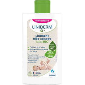 Gilbert Liniderm liniment oléo‑calcaire bio 250 ml – liniment bébé change protecteur