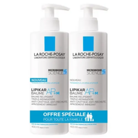 La Roche-Posay Lipikar Baume AP+M Baume Relipidant Lot de 2 x 400ml