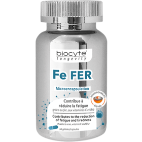 LONGEVITY - Fe FER - 30 gélules