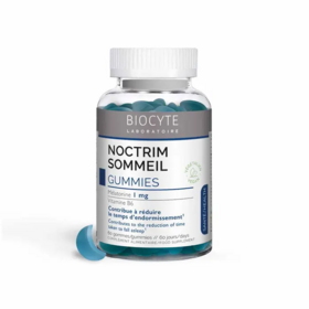 Biocyte  Noctrim Forte sommeil Mélatonine - 60 Gommes à mâcher goût Mûre