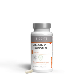 Biocyte Vitamine C Liposomal Vegan - Réduire la fatigue et système immunitaire 30 gélules