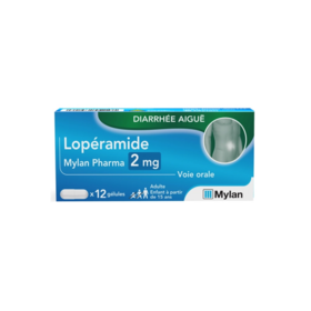 Viatris Lopéramide 2 mg 12 gélules – Médicament anti-diarrhéique