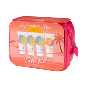 Les Secrets de Loly trousse voyage cheveux ondulés – routine capillaire complète 4x100 ml