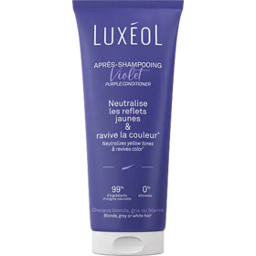 Luxéol Après-shampooing violet 200 ml — soin déjaunisseur protecteur