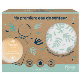 Biolane Ma Premier Eau de Senteur 50 ml + Lange en Coton Naturel offert