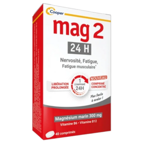 Mag 2 24H 40 comprimés