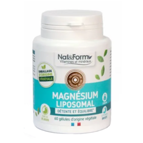 Magnésium Liposomal- 60 Gélules d'Origine Végétale