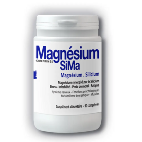 Dissolvurol Magnésium SiMa 90 comprimés – Magnésium bisglycinate et silicium contre la fatigue et le stress
