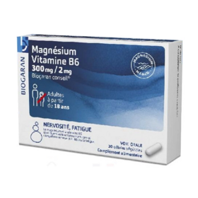 Biogaran Conseil Magnésium Vitamine B6 300 mg/2 mg 30 gélules