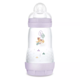 MAM Biberon Easy Start Anti-Colique  2 mois+ Débit 2 Lilas 260ml