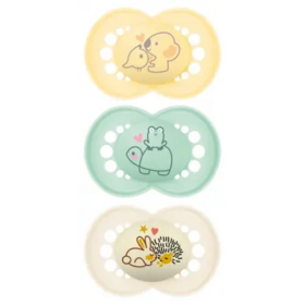MAM Sucettes Original Nature + 1 Sucette Original Nuit 18 Mois+ x3